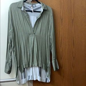 Free people long sleeve shirt